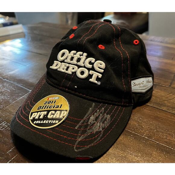 Tony Stewart Autographed Hat 2011 Official Pit Cap #14 Racing Nascar - Picture 7 of 9